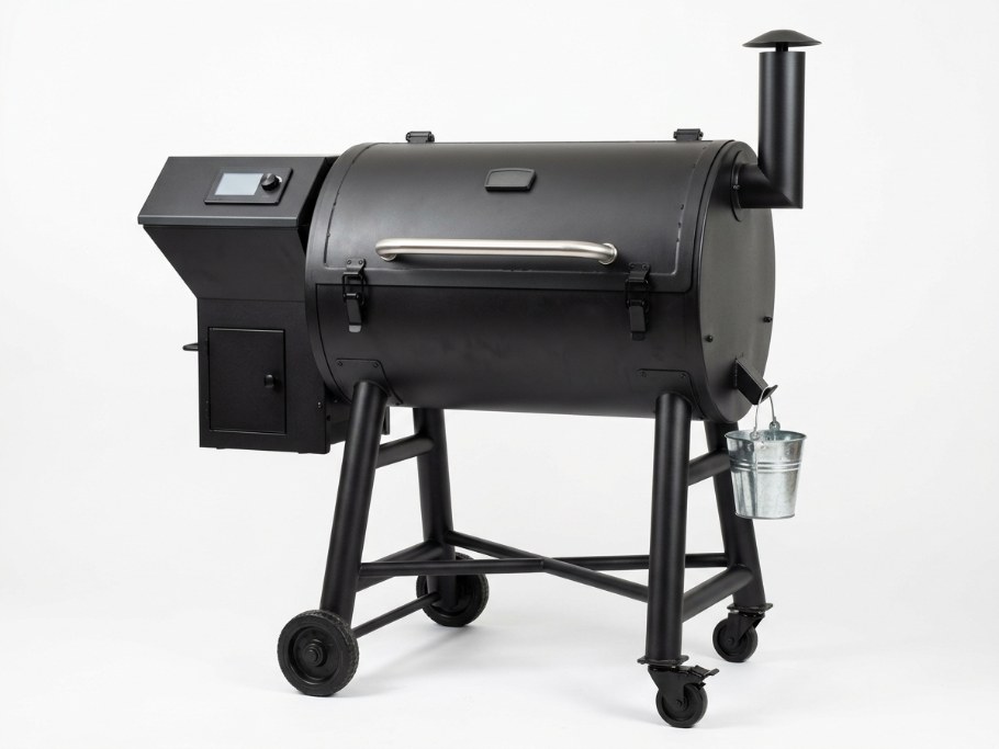 Z Grills 450B style pellet grill and smoker with a large hopper